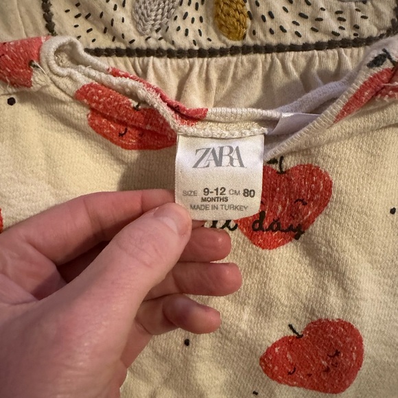 Zara baby girl lot. 3 tops. 9/12 months. Fruit all day - Picture 3 of 8